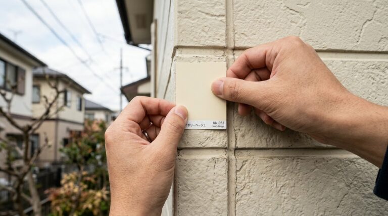 外壁の色選びで失敗する理由は、ほぼ1つ — 「面積効果」