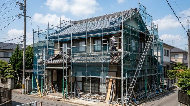 外壁と屋根、一緒に塗ると幾ら安い? — 足場代のからくり